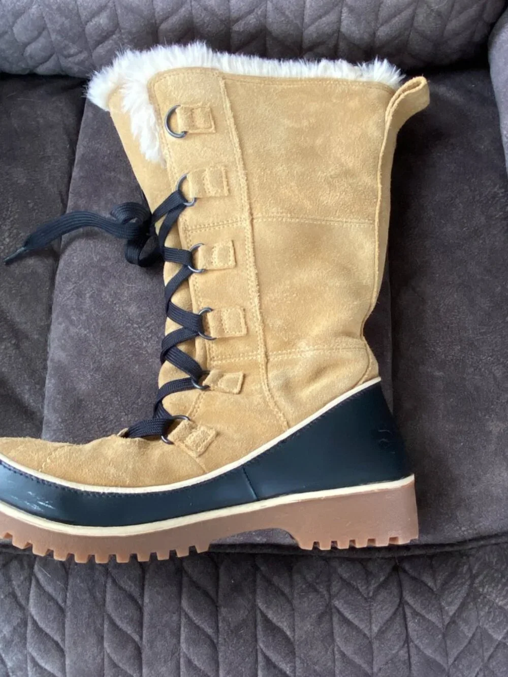 Sorel Women's Tan Tivoli High NL2093 373 Waterproof Winter Boots Size US 9 - Picture 9 of 10